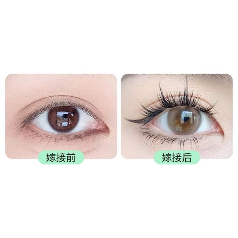 Lactacia - Glue-free False Eyelashes Clusters with Tweezers