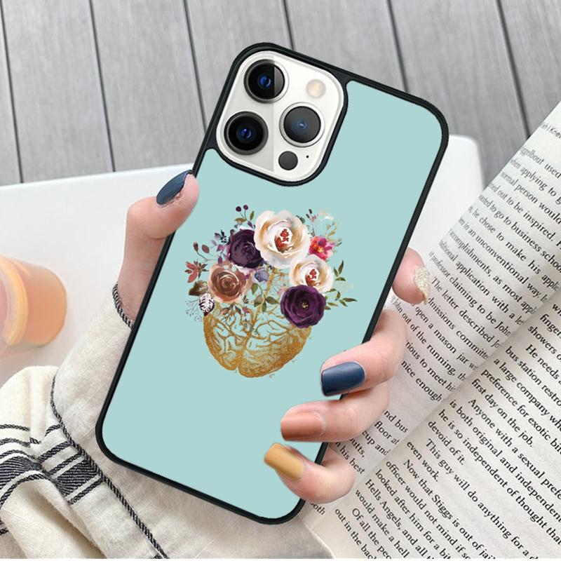 Human Organs Brain Phone Case for iPhone 17 Air 16 15 14 12 13 PLUS 11 PRO MAX Cover Fundas Shell