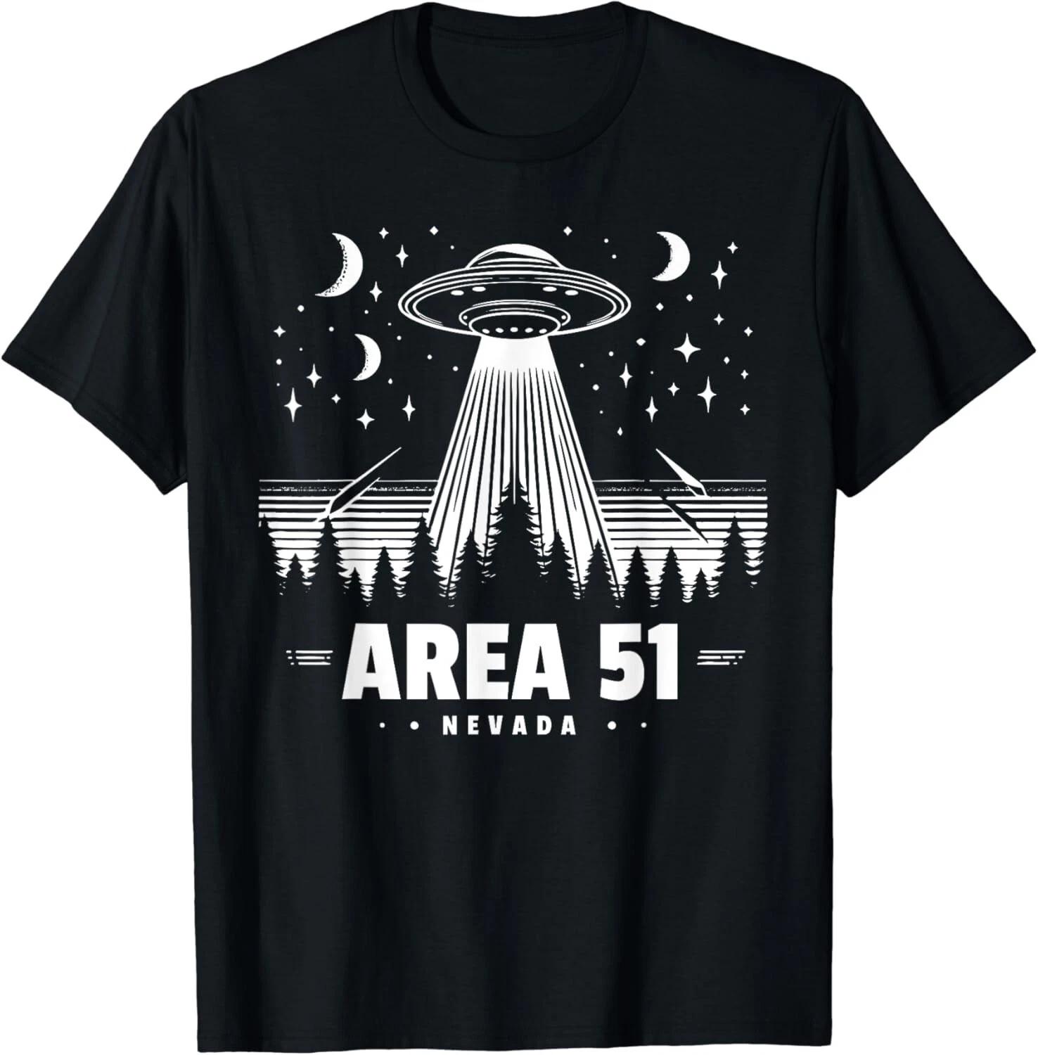 Area 51 Nevada UFO Alien Storm Area 51 Gift Unisex T-Shirt S