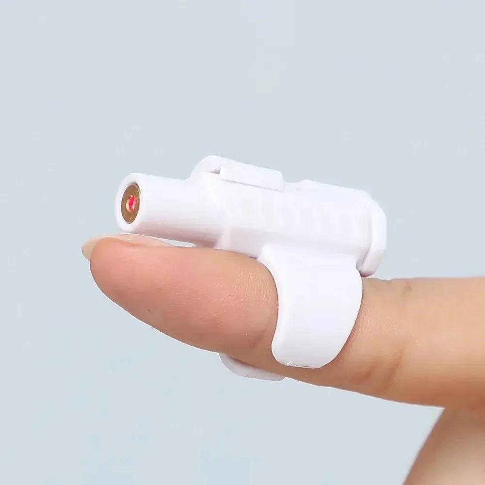 Mini Laser Cat Toy Portable Interactive Finger Sleeve Design for Cats Endless Fun Playtime