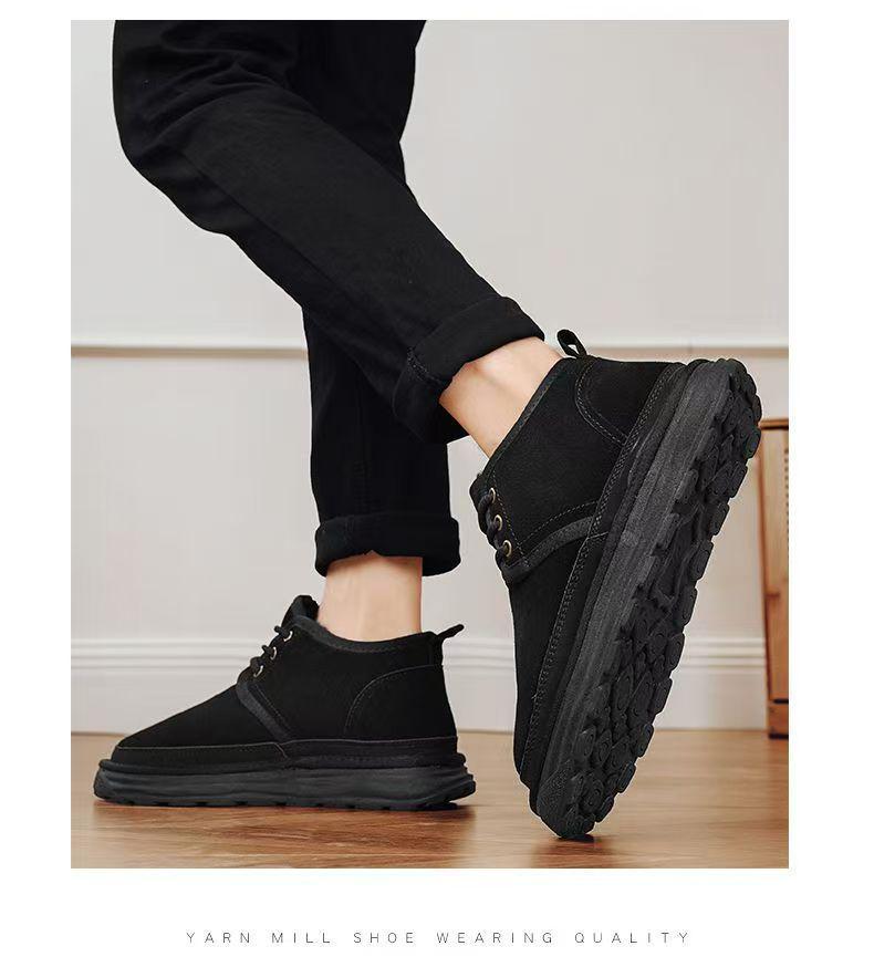 Unisex Thick Sole Snow Boots - Warm, Stylish Northeast Cotton Footwear