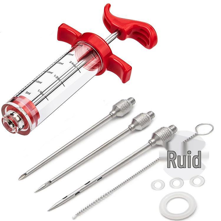 Acrylic Kitchen Turkey Injector Needle for Marinade and Seasoning
