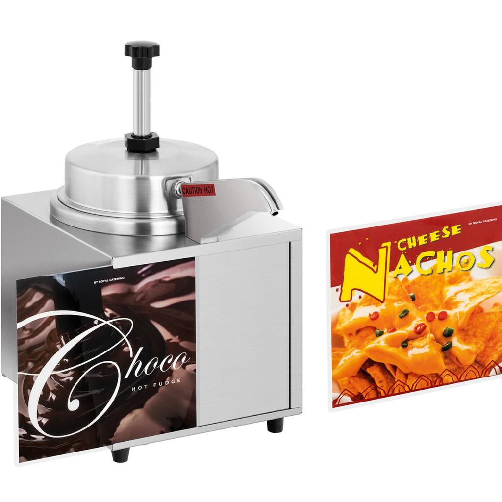 Elektrische chocoladesauswarmer met dispenser 45 l 500 W
