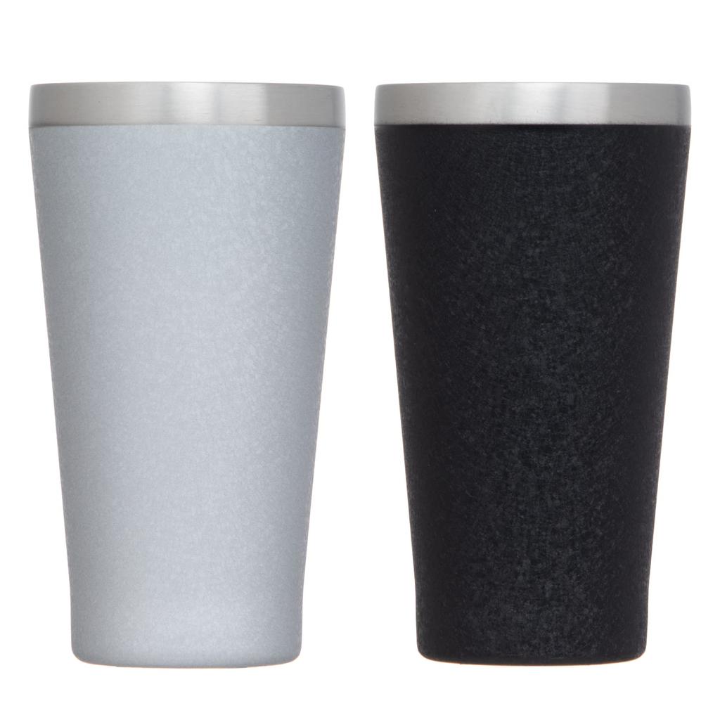 Maehata Luxe Paar Thermobecher aus Metall, Matte 52104, 340 ml (B/SI)