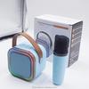 K12 Mini Wireless Bluetooth Portable Speaker with Integrated Microphone Home Karaoke System Family Outdoor Audio Device