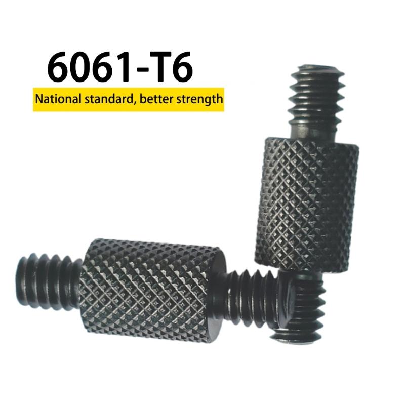 Multipurpose Aluminum 1/4'' Tripod Screw Adapter For Secure Camera Mounting And Height Adjustment