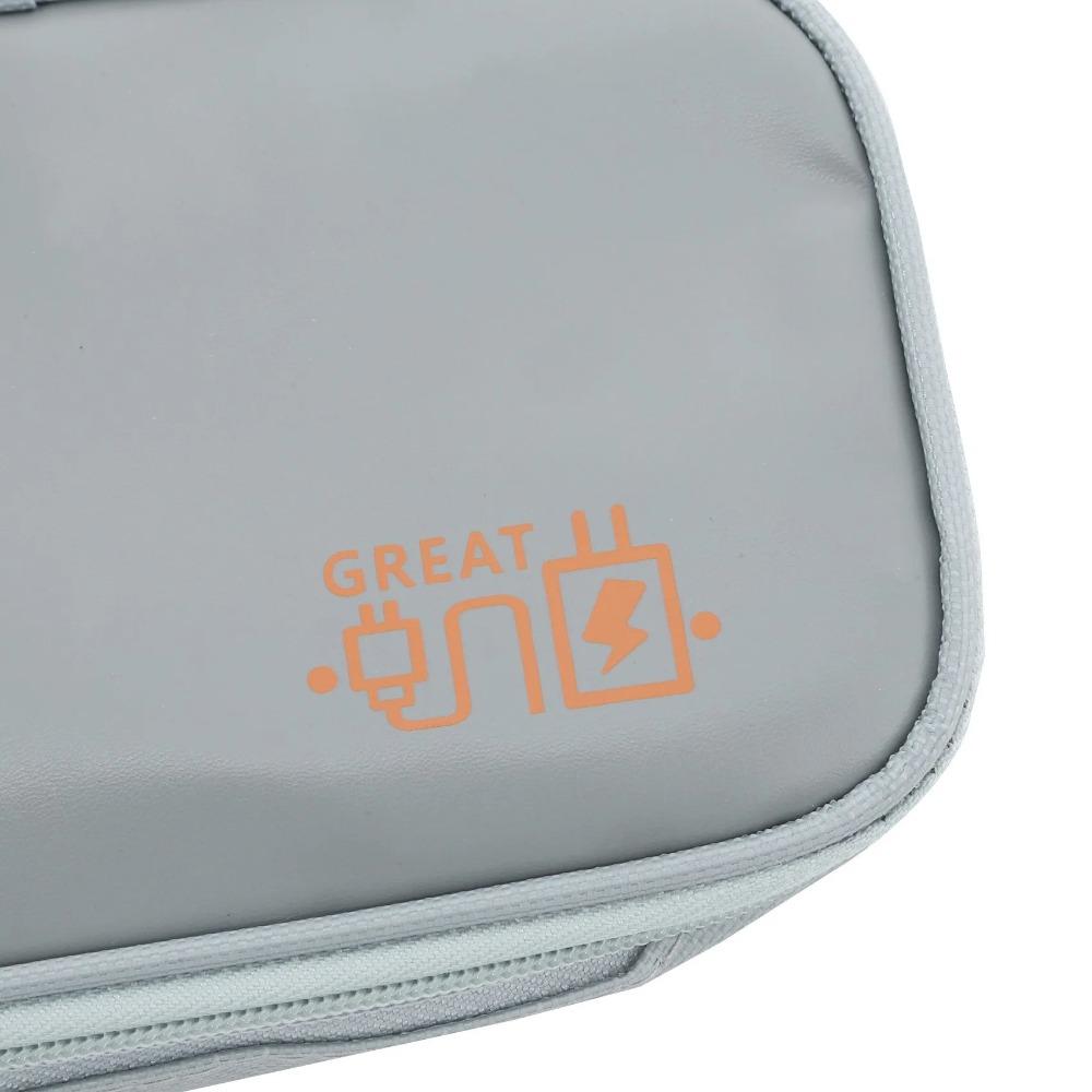 Large Capacity Data Cable Storage Bag Dust Proof Digital Gadget Storage Box  Power Bank
