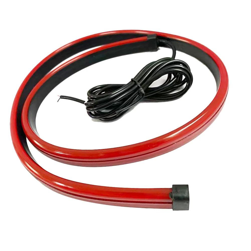 90/100cm Car Styling High Rear Additional Stop Lights With Turn Signal Running Light Unverisal Auto Brake Flexible LED Strips 90cm