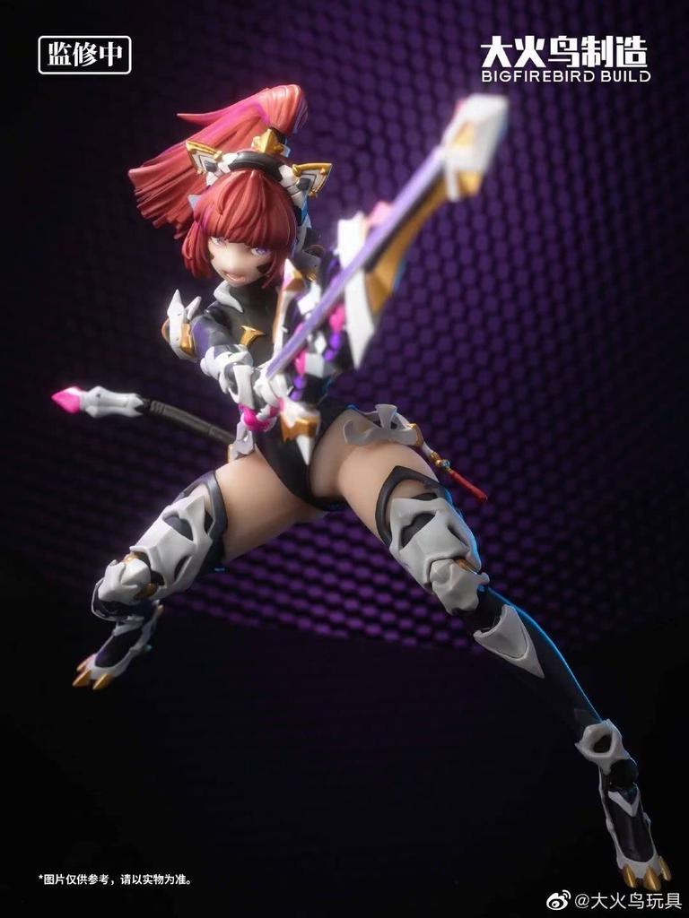 Meka BIG Firebird Transformation Sunflower Cat Girl Robot EX-01NICEE