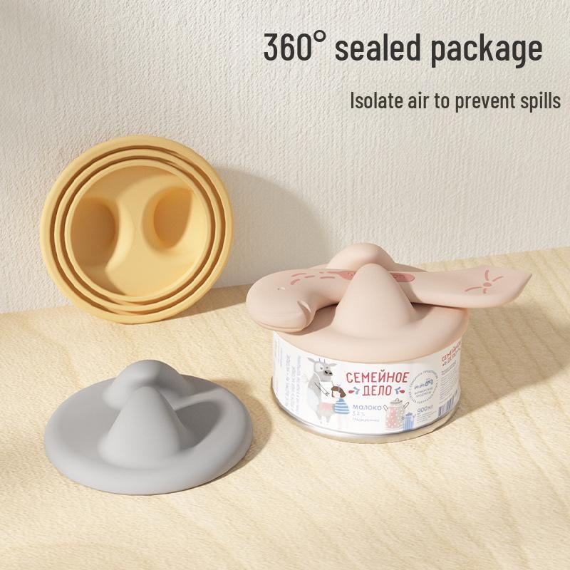 

Pet Can Food Spoon & Sealing Lid - Cat & Dog Fresh Keeper Oli Pink; Lid