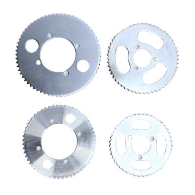 4 Pcs 25H Rear Sprocket High Strength Steel 55T4 65T4 47T3 55T3 Sprocket Set for Go Kart Motorcycle ATV Off Road