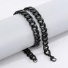 Simple Stainless Steel Grinding Chain Hiphop Necklace Street Hip Hop Titanium Steel Tide Jewelry Nk Chain