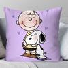 1Pc Comic Character S-Snoopy Pillow Case Square Pillow Bedroom Sofa Leisurecomfort Cushion Car Living Room Home Decoration 40X40