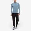 Decathlon KIPRUN 500 Series Sweat-Absorbing and Quick-Drying Maritime Airlines Breathable and Comfortable Long Sleeve T-Shirt Men's Washed Denim Blue