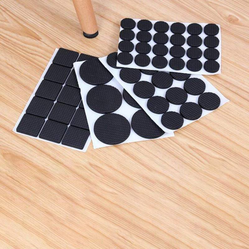 Non Slip Silent Furniture Pads Self Adhesive Feet Cover Floor Protector