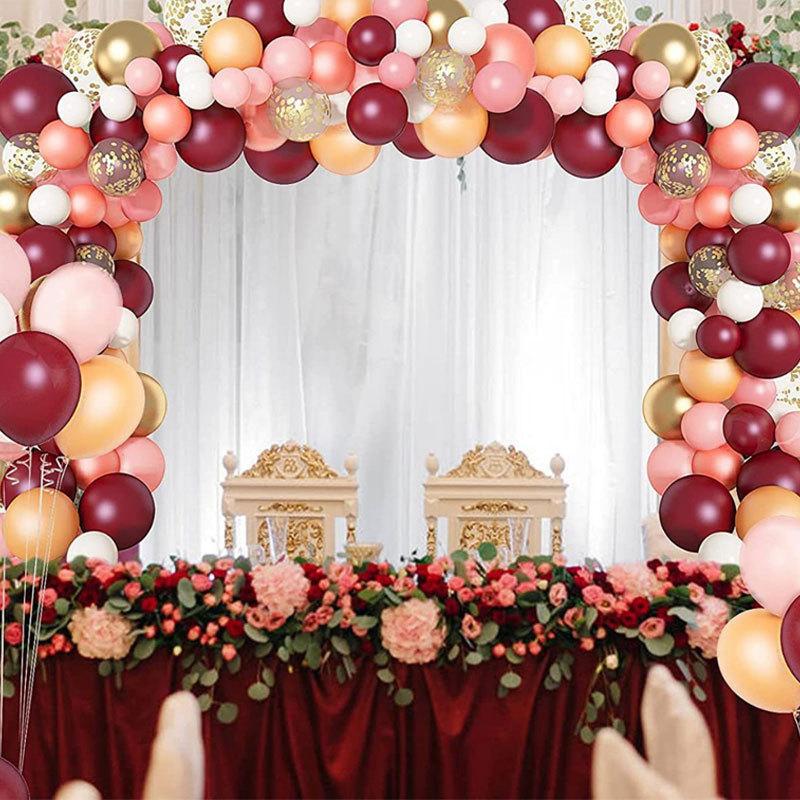 Balloon New Year'S Eve, Birthday Balloon Scene Arrangement Supplies, Festive Wedding Balloon Arch, Balloon Wedding