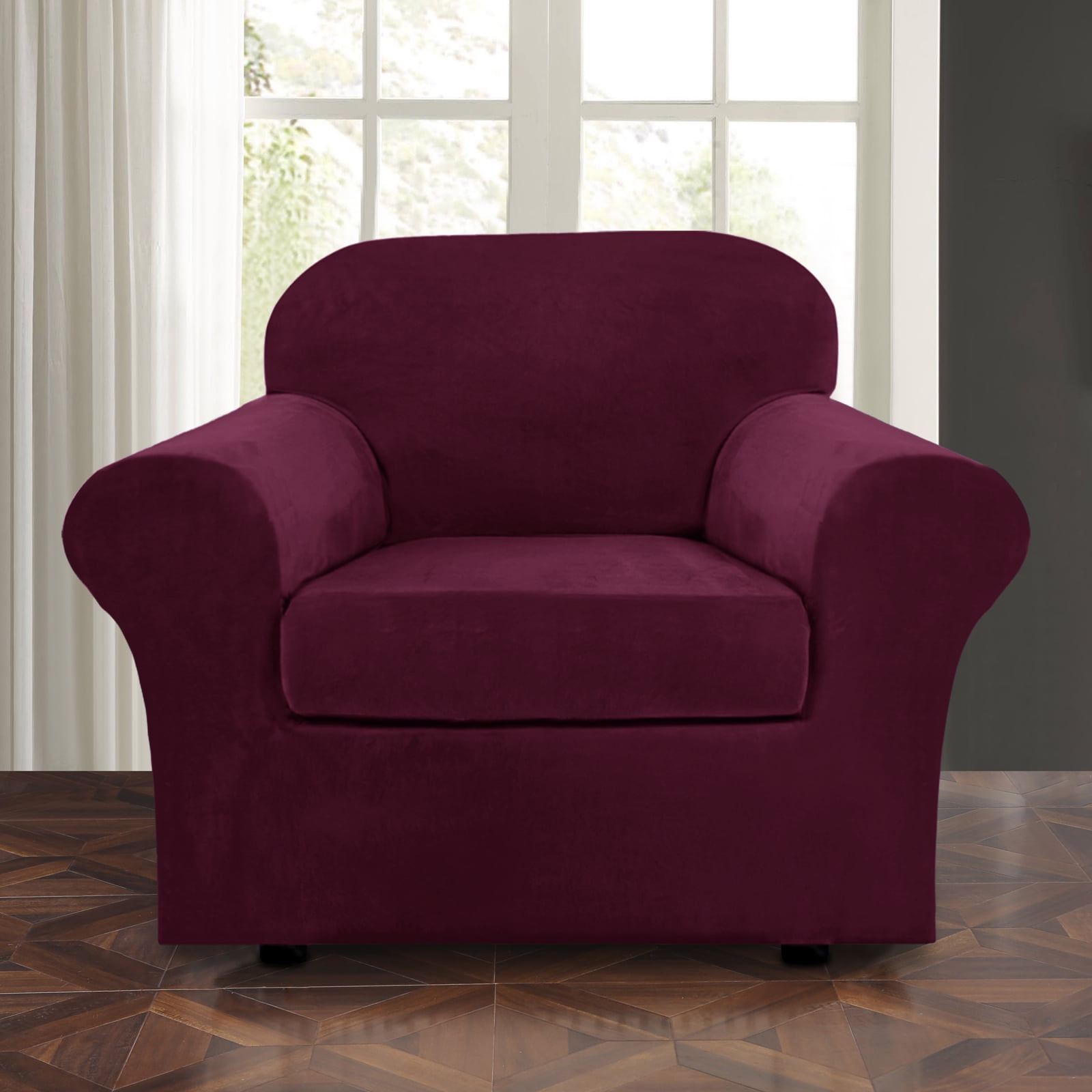 Velvet Sofa Slipcover for 1/2/3-Seater Couch