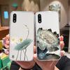 For Samsung Galaxy A01 M01 Core Case Gradient Flowers Soft TPU Silicone Phone Cases For Samsung A 01 M 01 Protective Back Cover