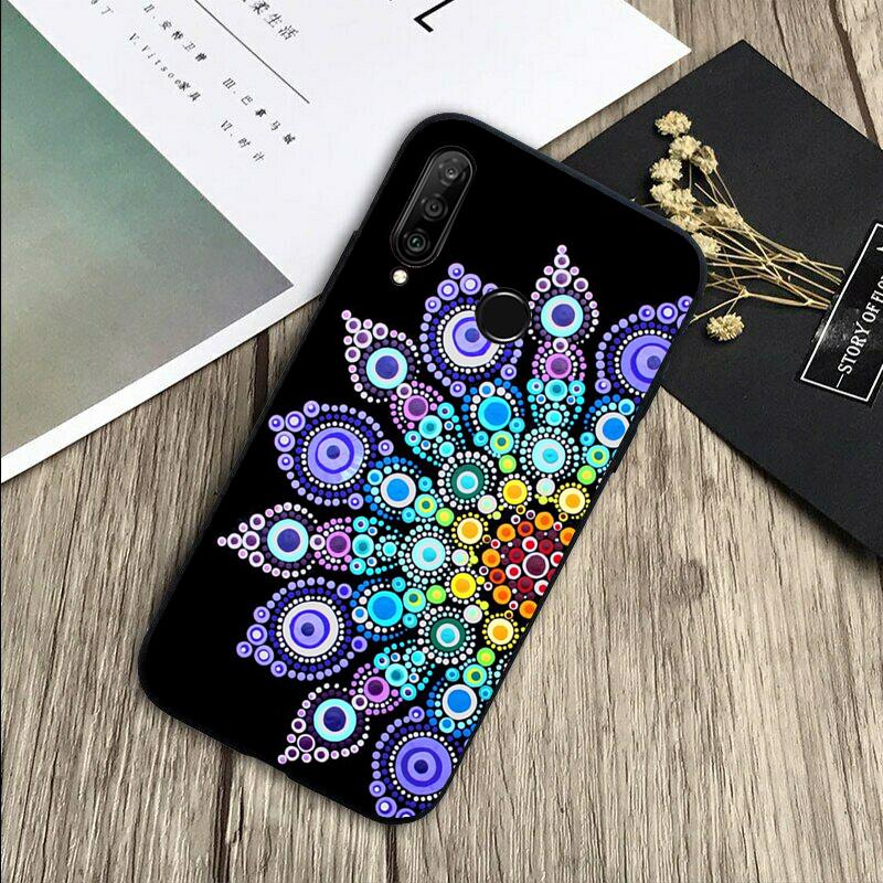 Elegant Mandala Floral Design For Huawei Nova 12s 12i 11i 7i 8i Y73 Y70 Y90 Y60 Y72 Y61 Y91 9 10 SE P30 Pro P40 Lite Case
