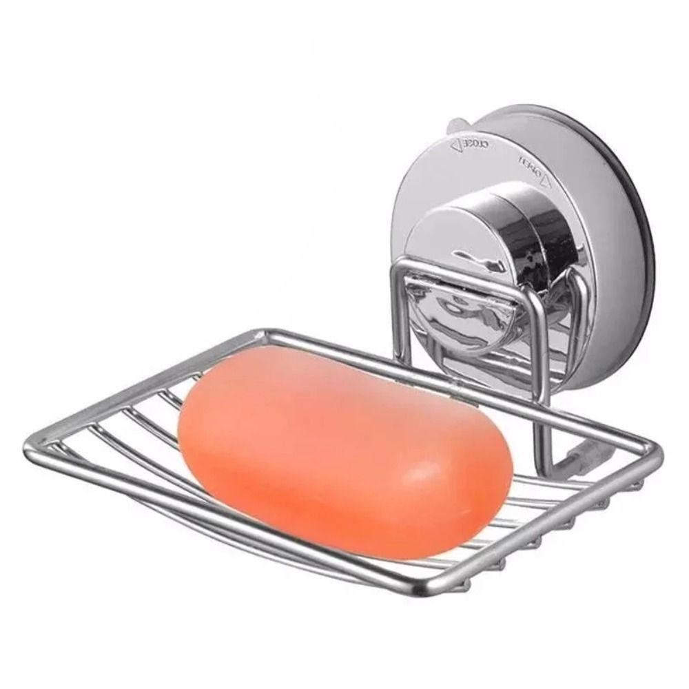No-Drilling Shower Soap Holder Self Draining Soap Tray Powerful Bathroom Sponge Holder  Bathtub