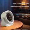 Rechargeable High-Speed Quiet Turbo Fan: Wall-Mountable & Desktop Use for Kitchen or Bathroom
