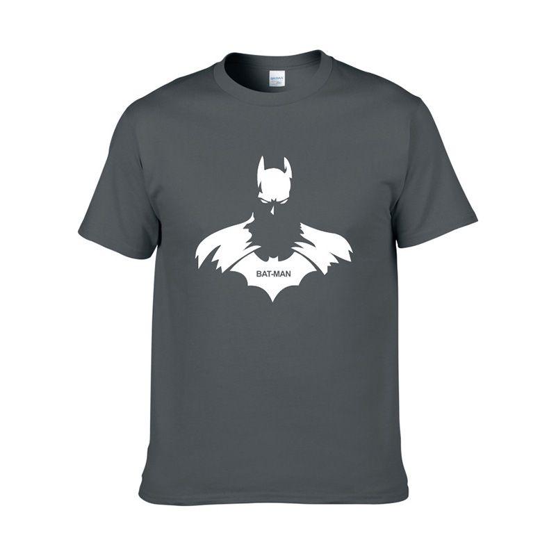 Мужская фитнес-футболка Batman премиального качества с майкой-стрингером для бодибилдинга 2XL темно-серого