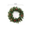 Plush Pvc 11.8-23.6in Christmas Wreath Home Decoration Xmas Gift