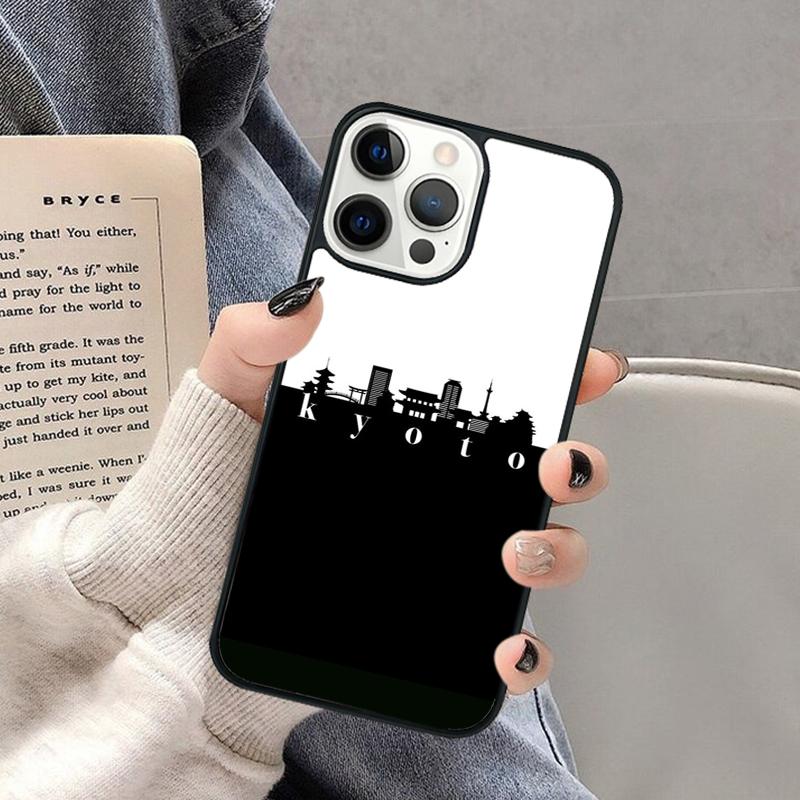 Kyoto Japan Old Capital Phone Case for iPhone 17 Air 16 16e 15 Plus for Apple 13 11 12 14 Pro Max Cover Coque Shell