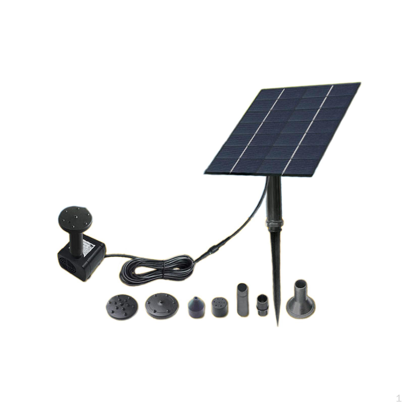 

Landscape Fountain 1.4W Solar Pond Pump for Bird Bath With Bracket