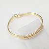 Stone Bracelet for Women Ins Advanced Geometric Open Bracelet Hand Ornaments European and American Jewelry
