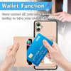 For Samsung Galaxy A05 4G Case Kickstand Card Slots Leather+PC+TPU Phone Cover