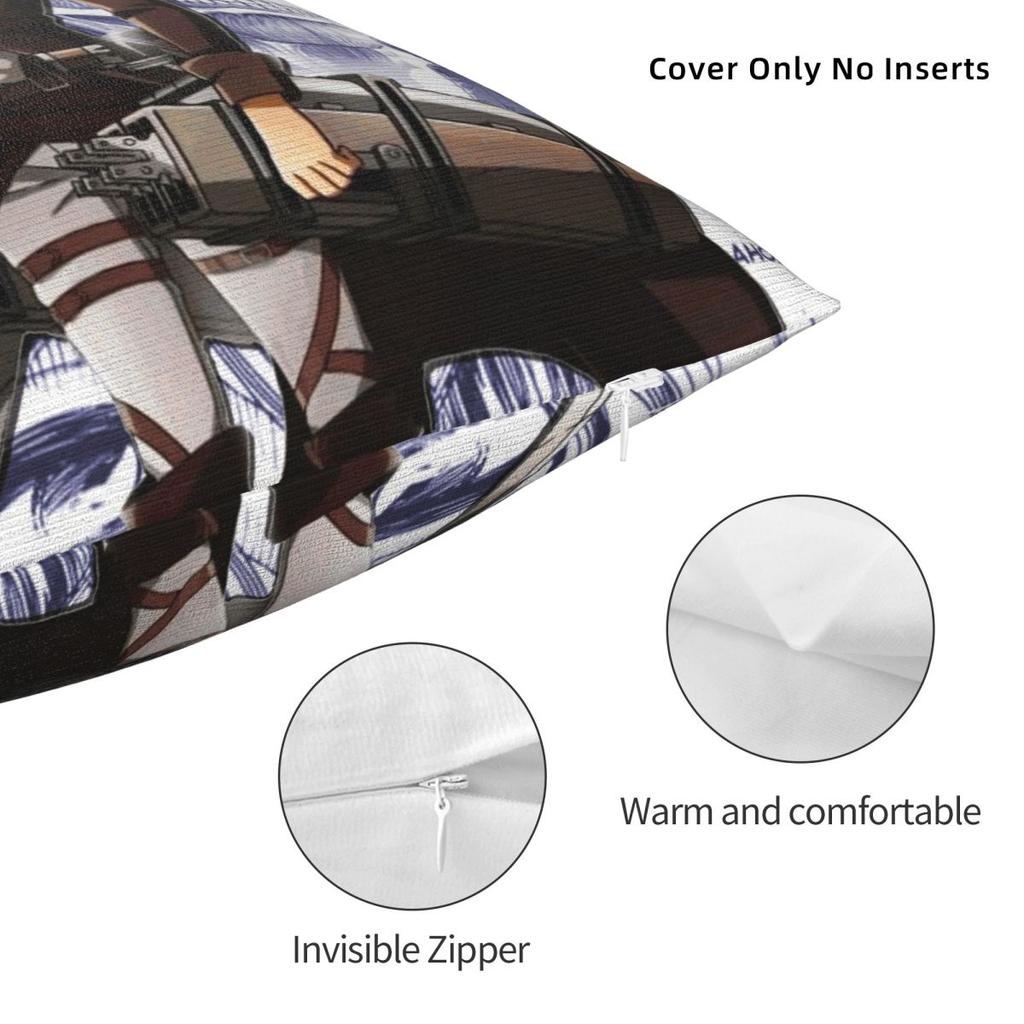 Armin From Shingeki No Kyojin Pillow Case Attack On Titan Best Japan Cushion Covers Custom Decor Pillowcase For Home 45*45Cm