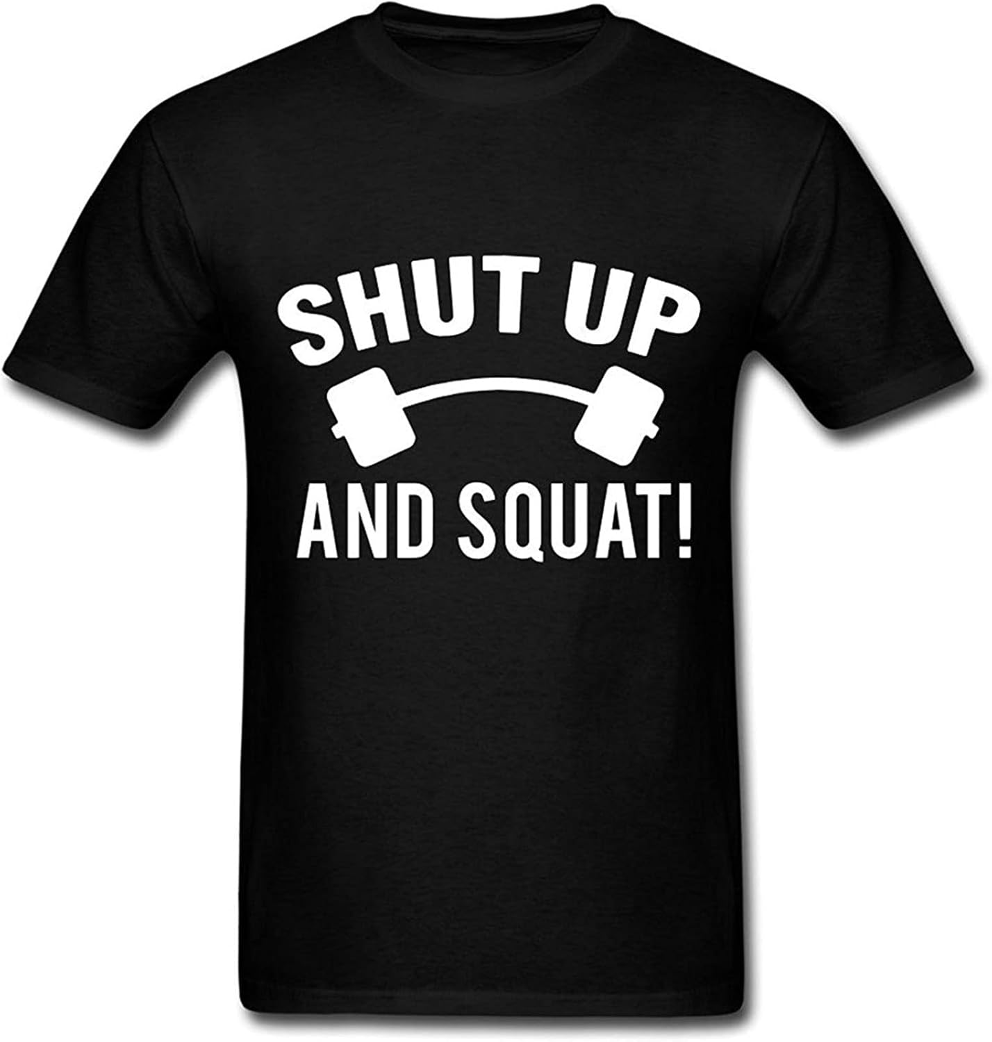 Men s Shut Up and Squat T-Shirts Black S чёрный