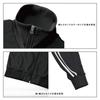 [Live To Ride] Track Jacket BKWH/XL Black