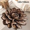Special-shaped Flower Carpet 60/100cm Bathroom Floor Mats  for Living Room Tea Table Bedside