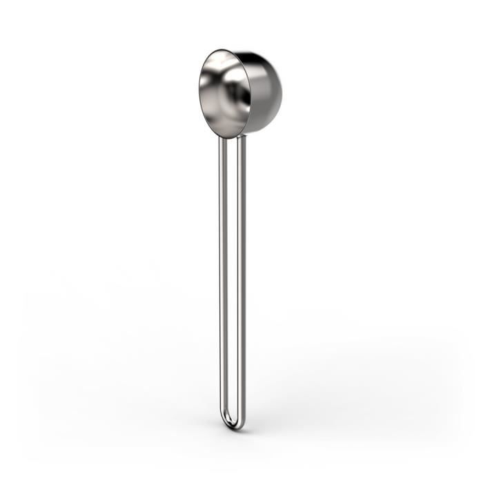 Cuillère doseuse café - xavax - 6g/15ml - acier inoxydable - longueur 16,8cm - argent