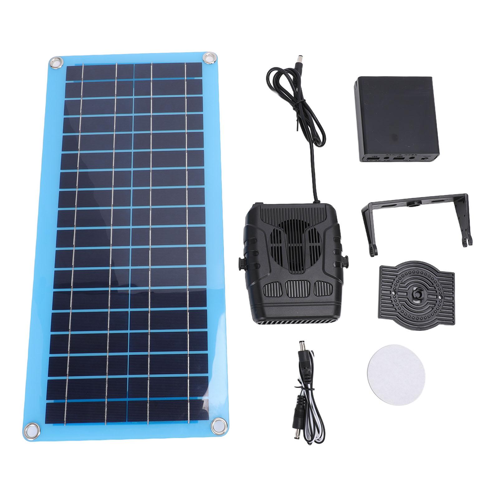 Koogeelife Light Solar Heater With Monocrystalline Solar Panel 30W Adjustable Solar Powered Heater For Pet House Car