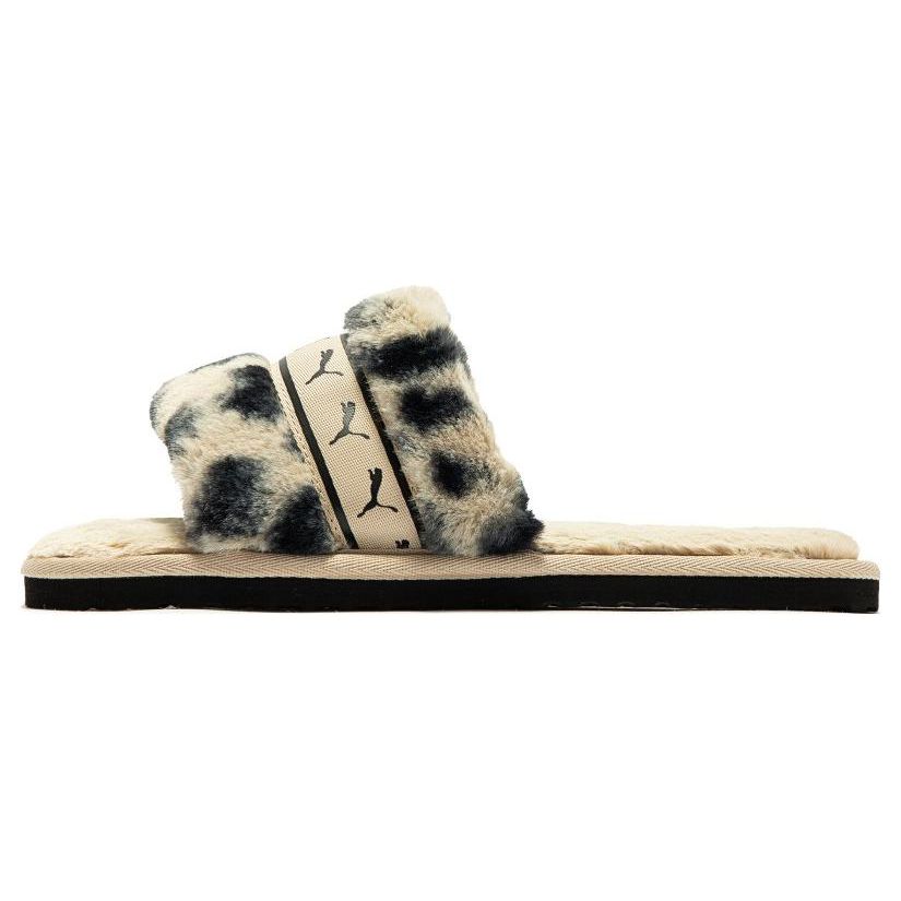 

Puma Тапочки Fluff Remix Animal BX Женская обувь Бежевый Черный 390970-01 37