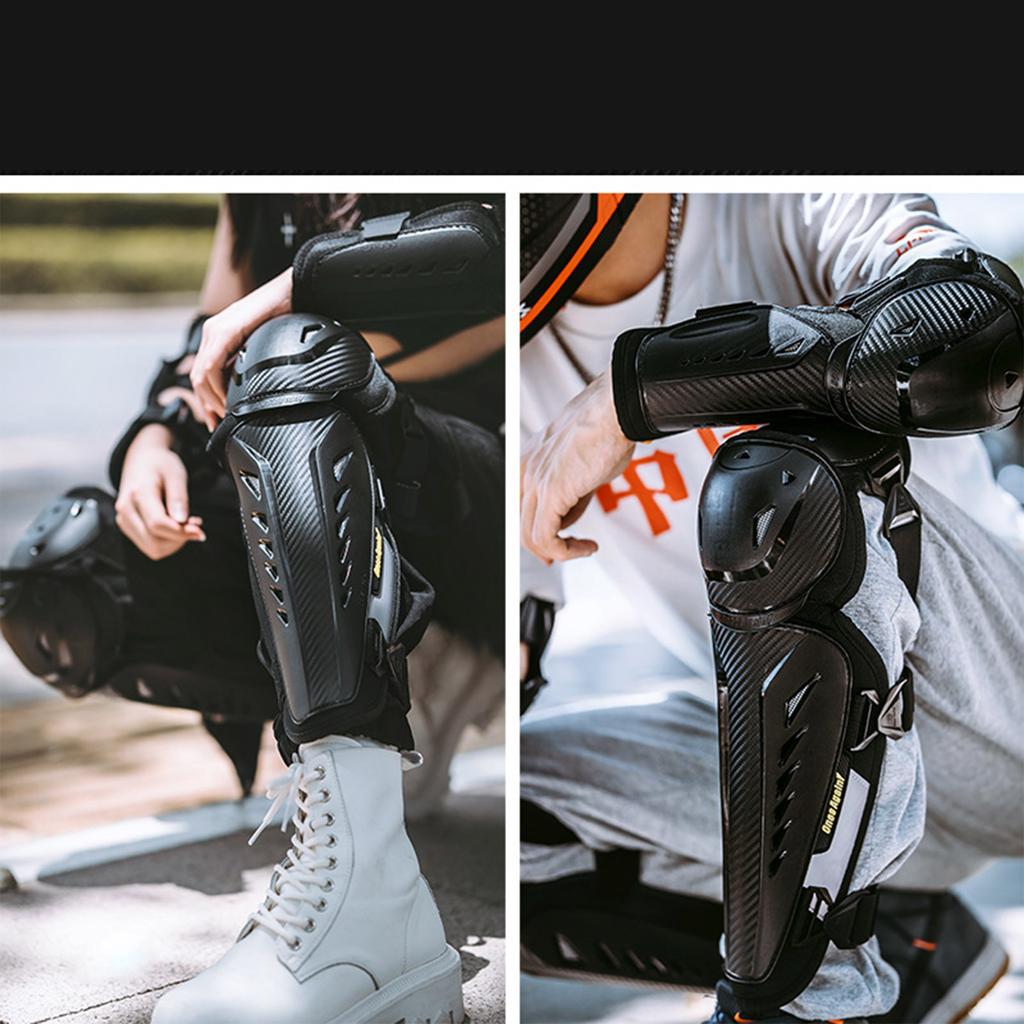 Knee Protectors Set Of 2 Round Head Competition Protectors, Off-road Motorcycle Riding Equipment, Sports Protectors