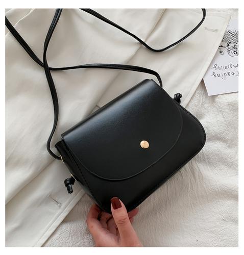 Arrival Women Simple Shoulder Bag Candy Color PU Leather Ladies Small Square Crossbody Bags Female Handbags Torebki Damskie
