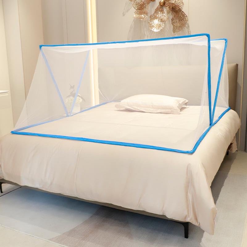 Foldable Mosquito Net: Easy-Install, Retractable, Encrypted Bunk Bed Cover for Dorms