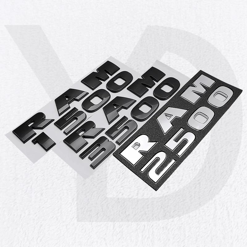 ABS Car Fender Emblem Stickers for Dodge RAM1500 RAM2500 RAM3500 RAM 1500 2500 3500 Logo Rear Trunk Badge Decals Accessories