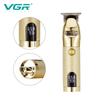 VGR V-275 Electric Hair Clipper Professional Personal Care Barber Hair Trimmer Men Shaver LCD Rechargeable Metal Hair Clippers Home Razor Shaver