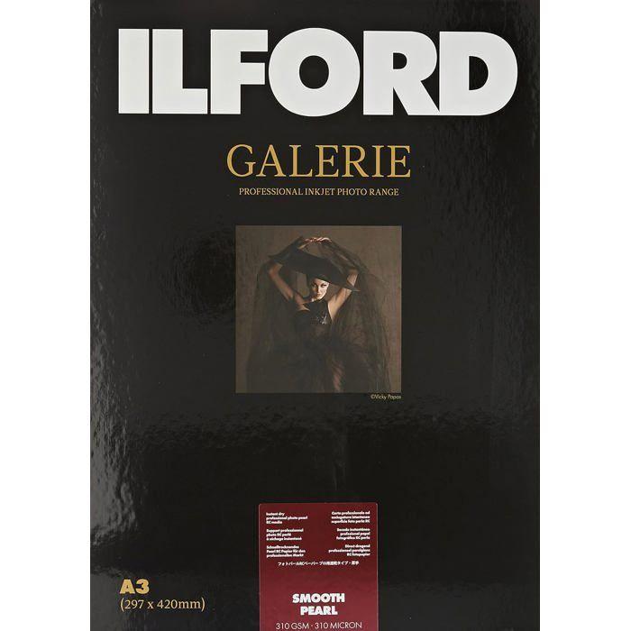 Papier Photo Ilford Galerie A Smooth Prestige Pearl 310 gsm A325 Feuilles