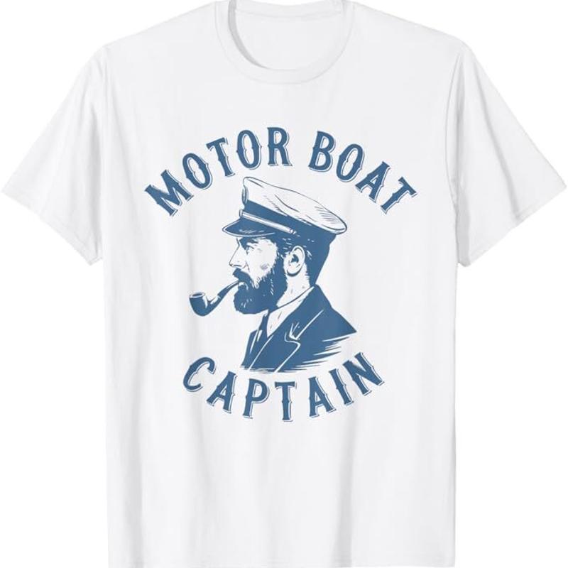 

Funny Motor Boat Captain T-Shirt 5XL різнокольоровий