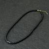 Nuova Collana Iniziale da Uomo 6mm Onice Pietra Naturale Collare Choker Hiphop Rock Collana Accessori Collo Nome Iniziale Colar Collana da Uomo