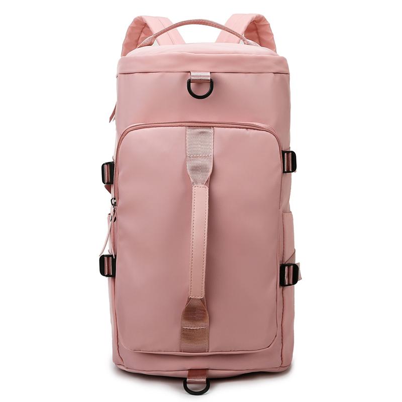 Multi-function Double Shoulder Travel Bag Dry and Wet Separation Swimming Fitness Bag with Shoe Compartment Yoga Bag