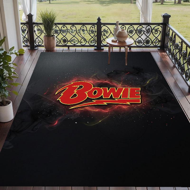 Weicher Bodenteppich David Bowie Muster Teppich Teppichboden Dekorative Matte Für Wohnzimmer Dekoration