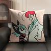 Psychocuties Psycho-Cuties Cartoon Pillow Case Double-Sided Printing Short Plush Sofa Cushion Cover Bedroom Bedside Pillow