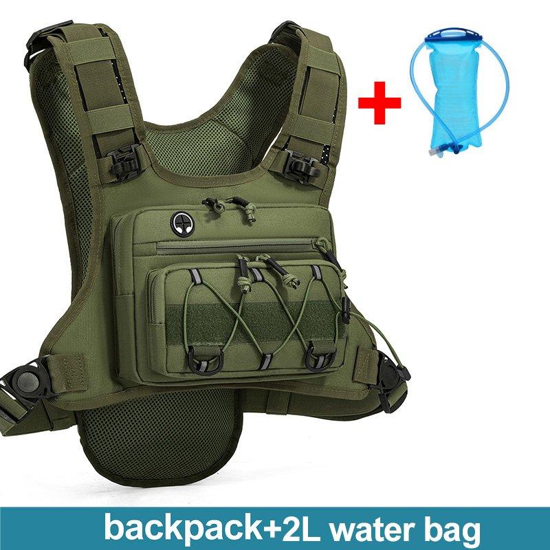 Lauf-Brusttasche Trinkweste Für Radfahren Wandern Radrennen Marathon Tasche Herren Damen Sporttasche Camping Rucksack